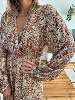 Shop Loëla Robe Rebecca BEIGE