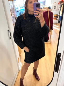 Best Sale Loëla Robe Rose NOIR