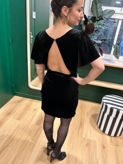 Outlet Loëla Robe Rowan NOIR