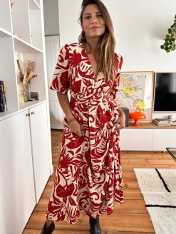 Fashion Loëla Robe Sandra ROUGE