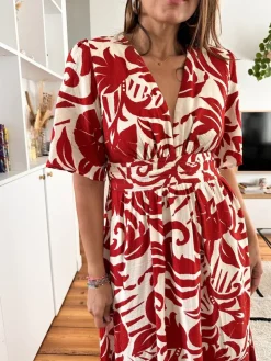 Fashion Loëla Robe Sandra ROUGE