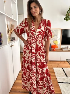 Fashion Loëla Robe Sandra ROUGE