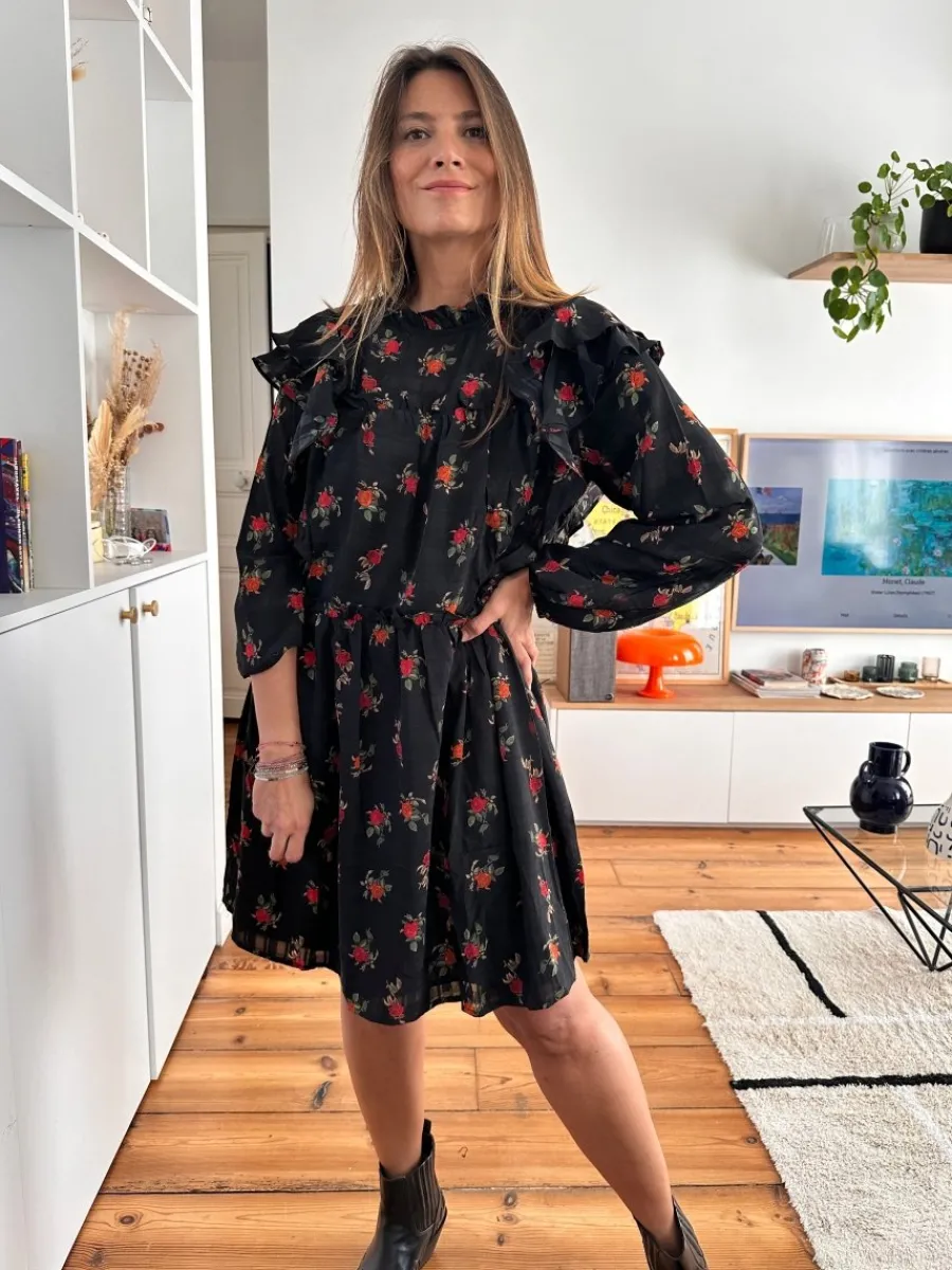 Sale Loëla Robe Sarah NOIR
