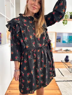 Sale Loëla Robe Sarah NOIR