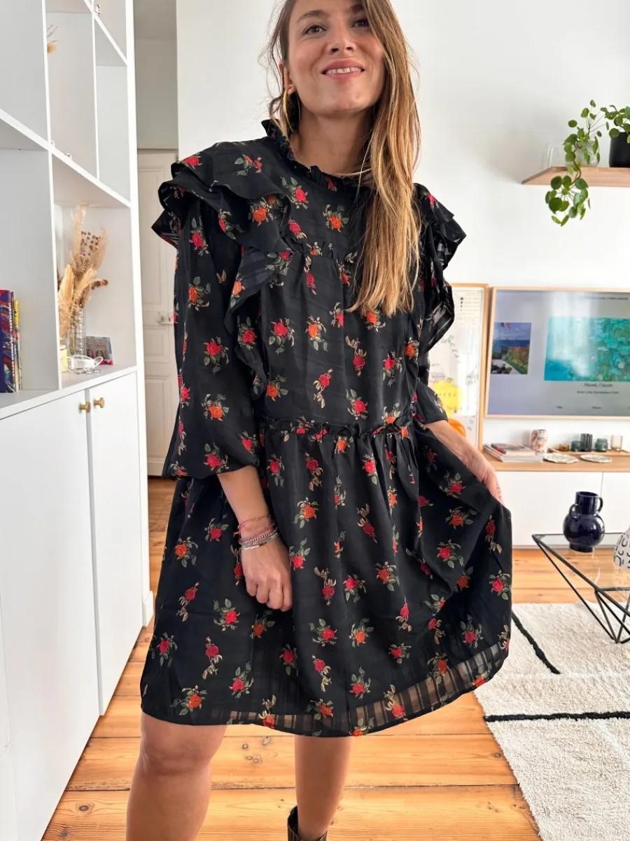Sale Loëla Robe Sarah NOIR