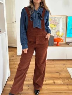 Clearance Loëla Salopette Marla CAMEL