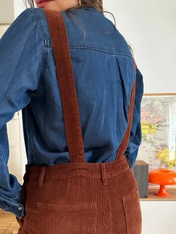 Clearance Loëla Salopette Marla CAMEL