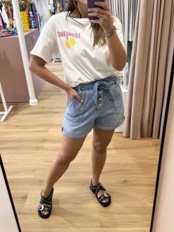 Outlet Loëla Short Sandrine DENIM CLAIR