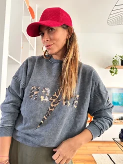 Best Loëla Sweat Leo GRIS