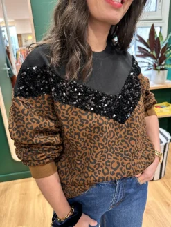 New Loëla Sweat Patty MARRON