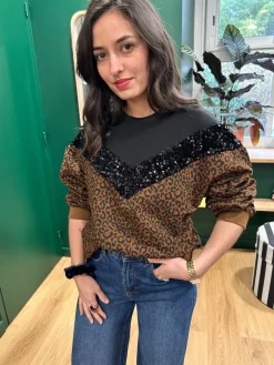 New Loëla Sweat Patty MARRON