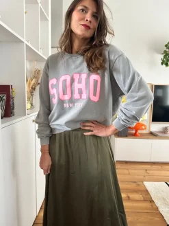 Cheap Loëla Sweat Soho GRIS