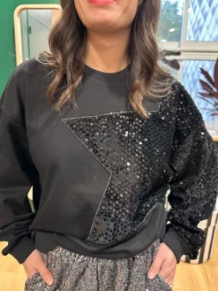 Cheap Loëla Sweat Star NOIR