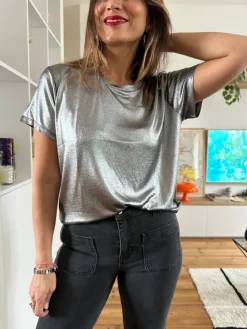 Sale Loëla Top Alizea NOIR