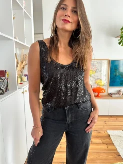 Discount Loëla Top Ode NOIR