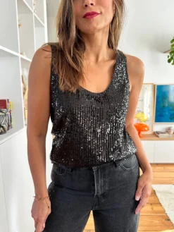 Discount Loëla Top Ode NOIR