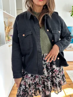 Fashion Loëla Veste Arpit BLACK DOUBLE