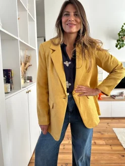 New Loëla Veste Jackie JAUNE