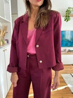 Sale Loëla Veste Otto BORDEAUX