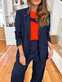 Clearance Loëla Veste Voliane MARINE