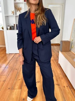 Clearance Loëla Veste Voliane MARINE